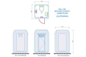 150X150 - Fiberglass WC