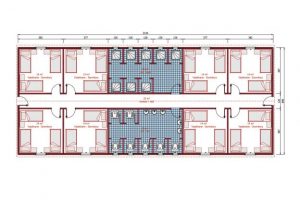 193 m2 Dormitory Plan