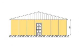 Prefabricated Dormitory Buildings 204 m2