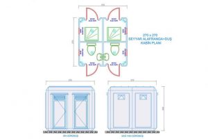 270X270 - Fiberglass WC & Shower