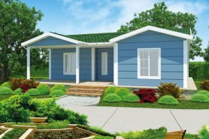 87 m2 Prefabrik Ev Görünüm