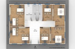 Plan 136 m2