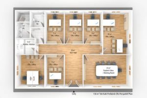 Plan 136 m2