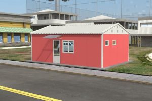 Picture from outside 25 m2