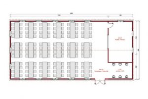 170 m2 Prefabricated Refectory