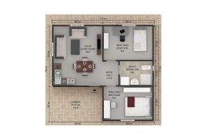 45 m2 Plan A