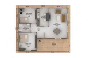 86 m2 Plan A