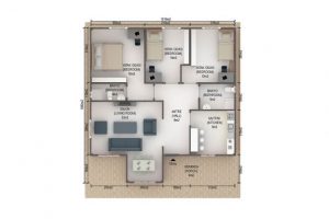 96 m2 Plan A