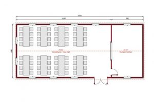 98 m2 Prefabricated Refectory