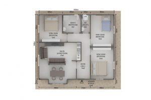 105 m2 Plan A