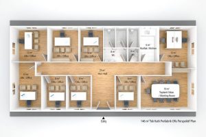 146 m2 Prefabricated Office