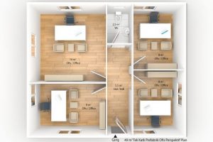 49 m2 Prefabricated Office